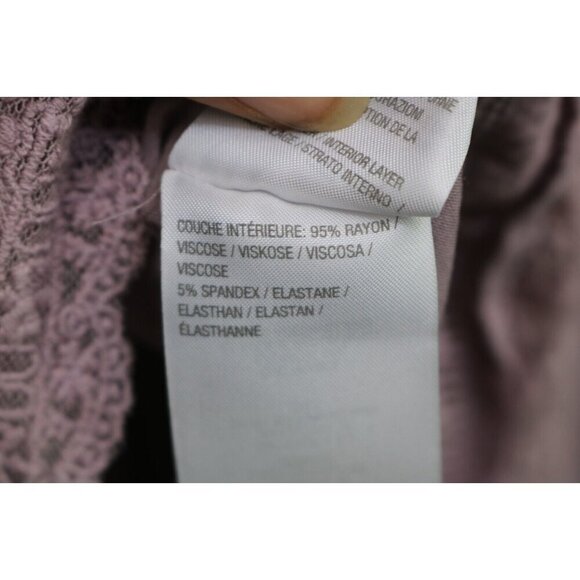 LOGO by Lori Goldstein 3/4 Sleeve Open Back Tunic-Size Medium-Oversized - Picture 6 of 8